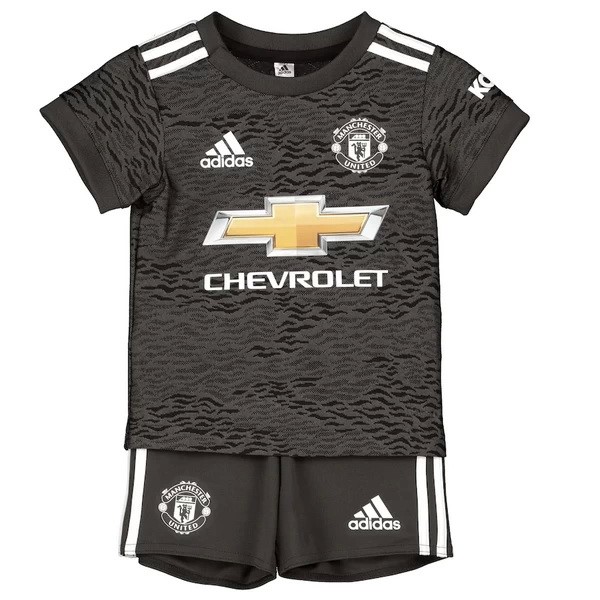 Camiseta Manchester United 2ª Kit Niños 2020 2021 Negro